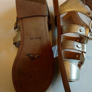 Dolce Vita Shoes - Dolce Vita gold lace-up sandals Dolce Vita Shoes - Dolce Vita gold lace-up sandals